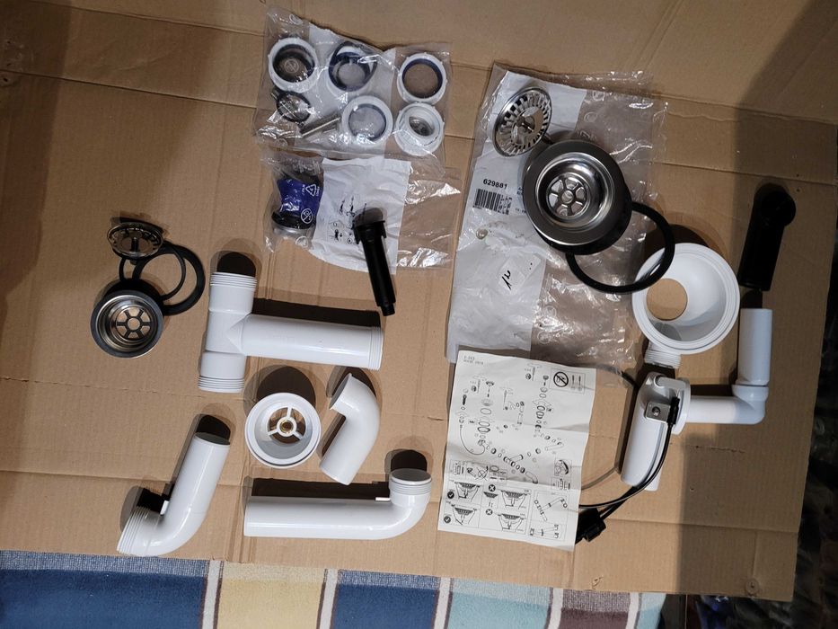 Shock zestaw odpływowy do zlewozmywaka 1 i 1/2 komorowego.