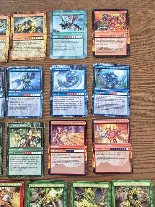 Lote de 17 cartas Gormiti