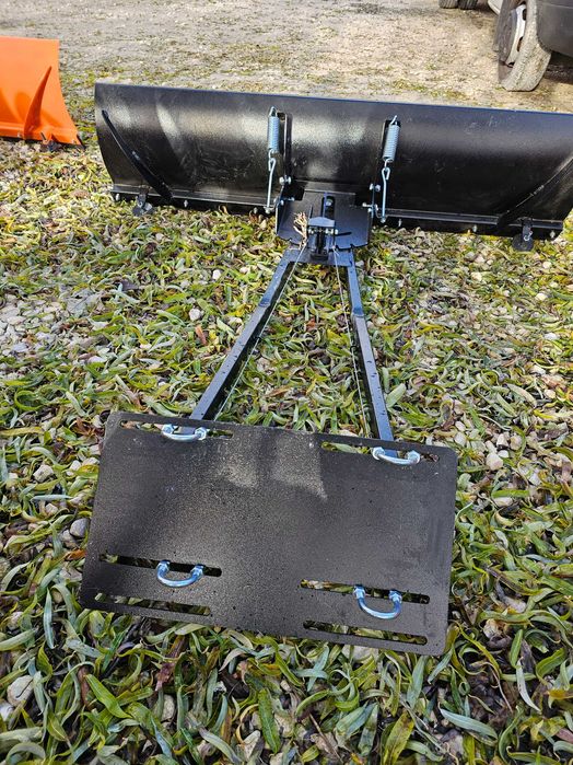 PŁUG śnieżny do quada spych uniwersalny 1.50m szybki montaż+PŁYTA