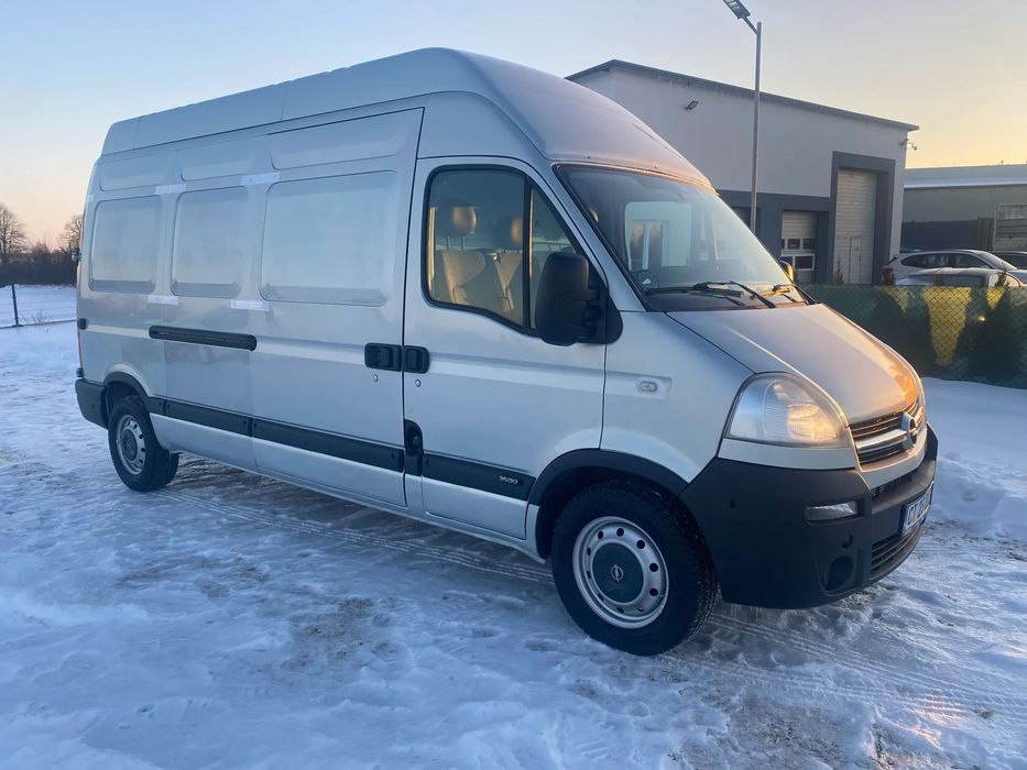 Opel MOVANO  OPEL MOVANO L3H3 150 km  srebrny klima tempomat