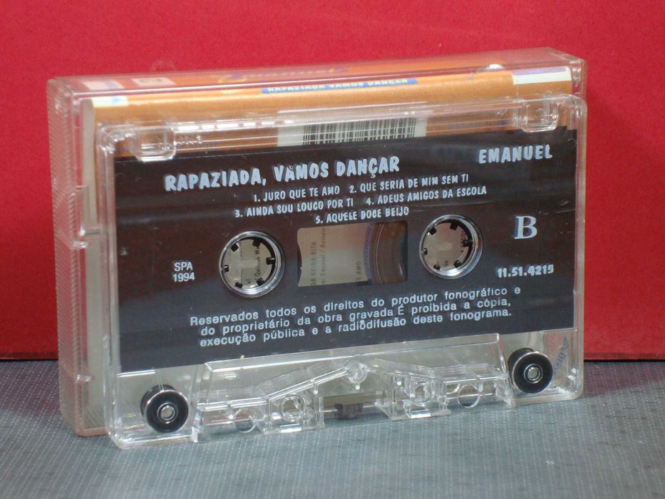 Emanuel - Rapaziada Vamos Dançar / Cassete / VG Plus