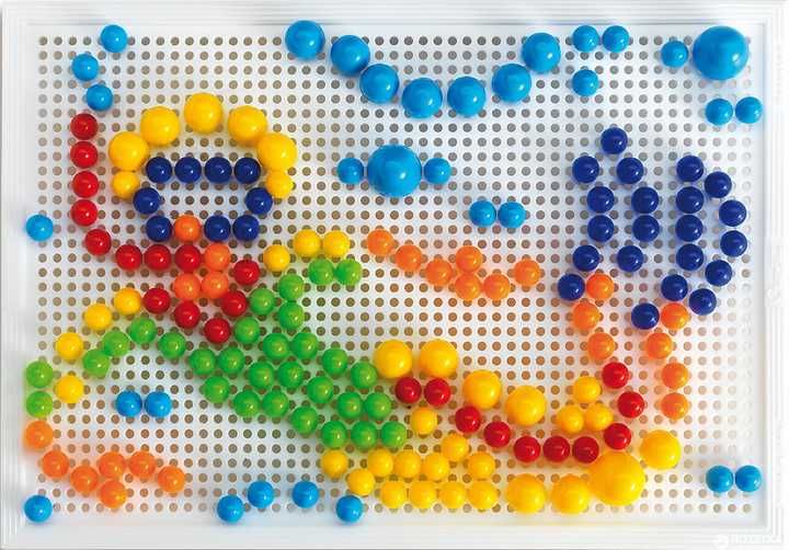 Мозаїка Quercetti, 280 елементів. Вживане