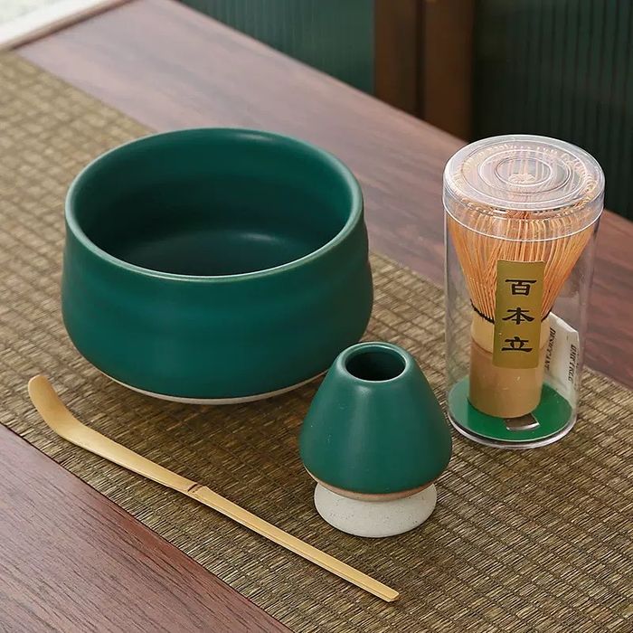Набір посуду для Матчі, баночка для матчі нацумє