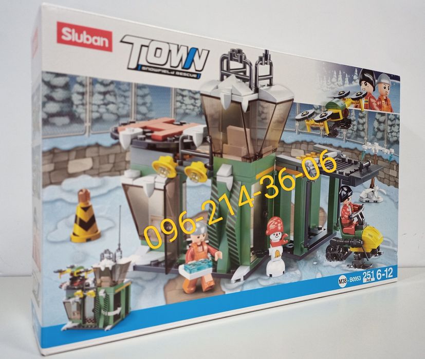 Конструктор SLUBAN M38-B0953 Арктическая база 251 дет