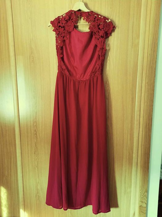 Vestido cerimónia Bordeaux