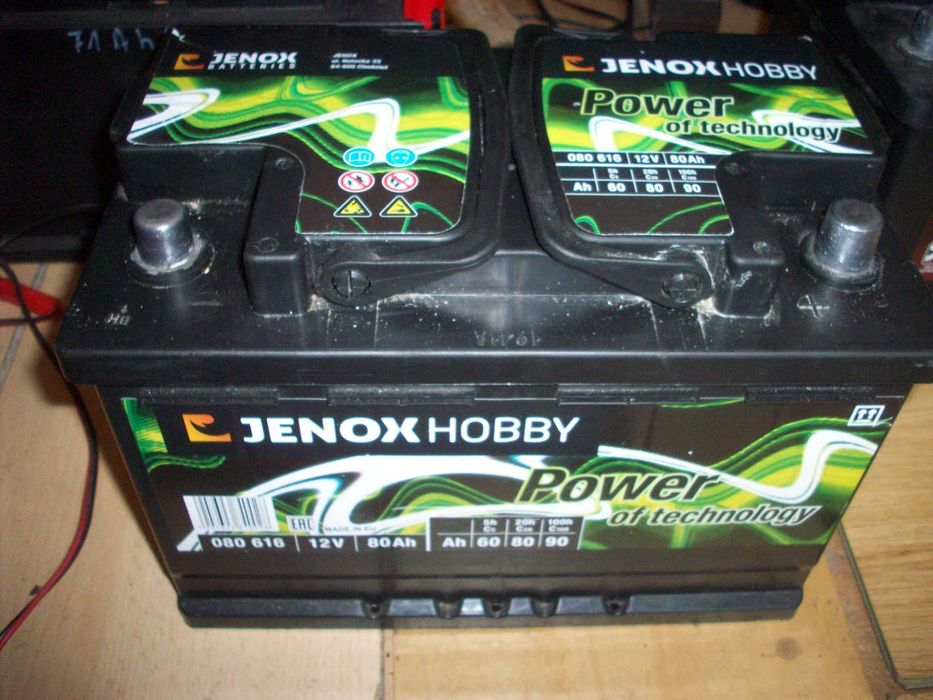 akumulator JENOX HOBBY 80Ah kamper przyczepa solar