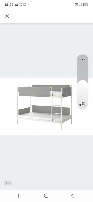 Łóżko Ikea vitval