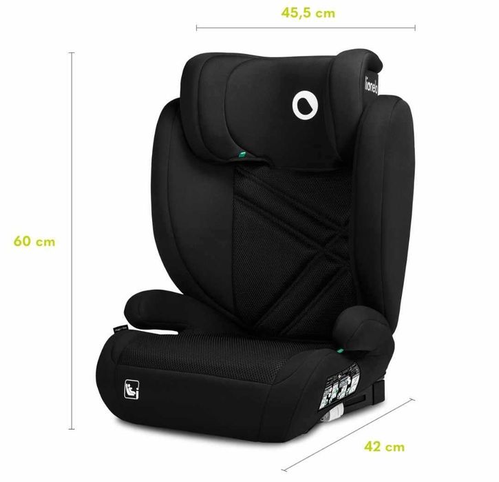 Fotelik Samochodowy Lionelo HUGO I-SIZE 100-150cm ISOFIX 15-36kg.