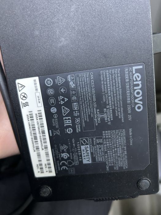 Lenovo Legion I5-9300H Ram32 2tb ssd 2tb gtx 1160ti
