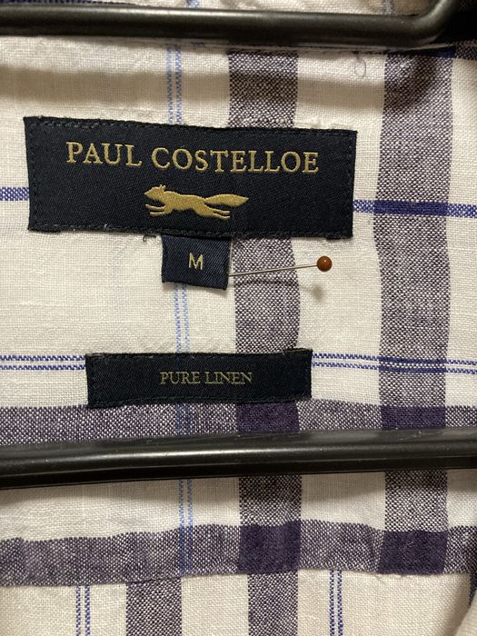 Lniana koszula męska marki Paul Costelloe