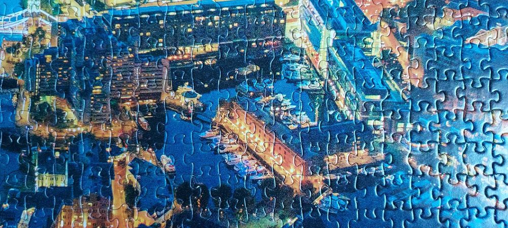Quadro Puzzle 2500 peças - Vista aérea cidade