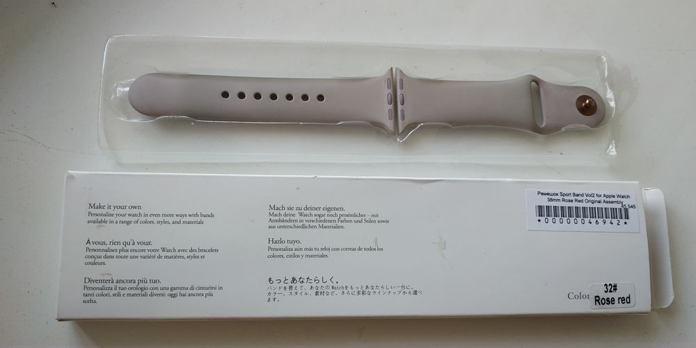 Ремінець Apple Sport Band vol2 для Apple Watch 38mm rose red original