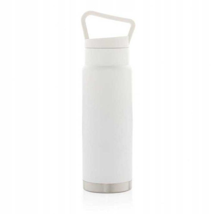 Butelka termiczna 650 ml stal nierdzewna próżniowa – BIAŁA