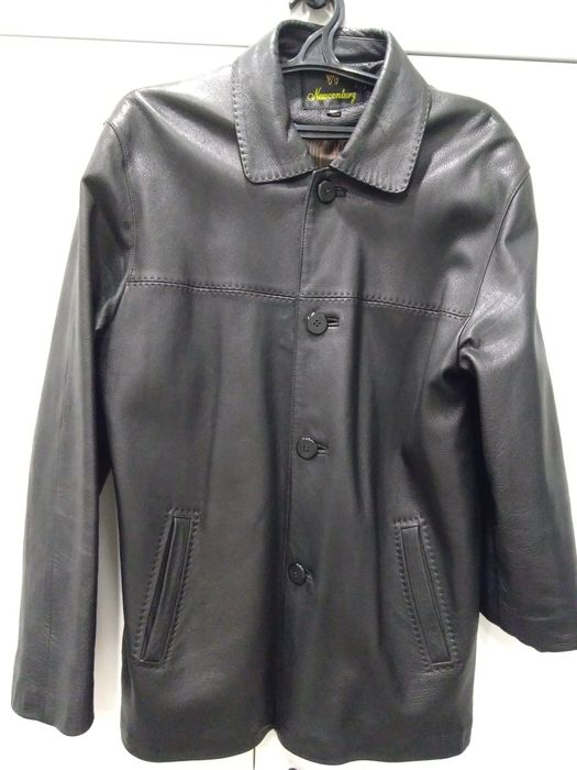 Куртка(чоловіча)шкіряна 52 размір.
