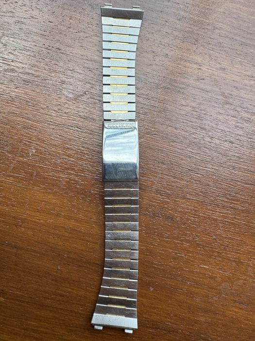 Oryginalna bransoleta Citizen 20 mm stalowa vintage