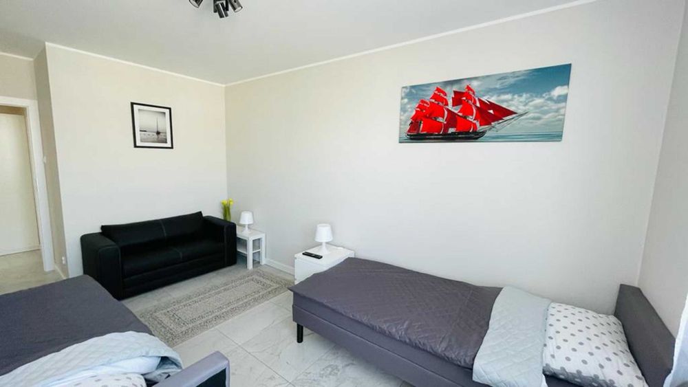 Lux apartament 60m2 Kołobrzeg, lato, weekend, morze, plaża, 2-7 os