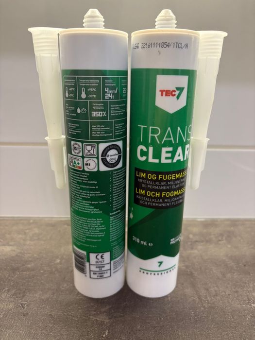 Kleje montażowe TRANS CLEAR oraz  Casco SuperFix+ 300 ml