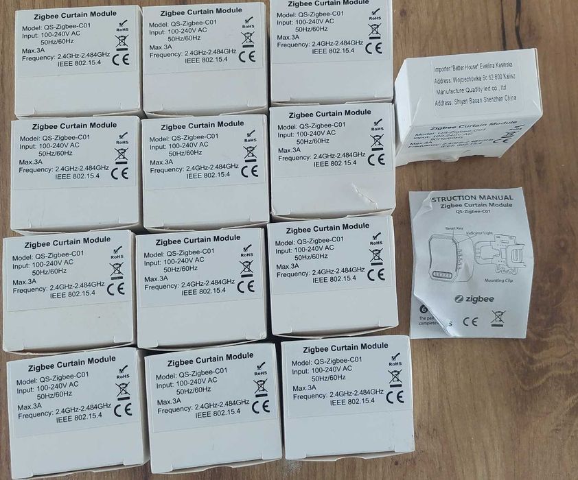 Sterownik Zigbee Curtain Module