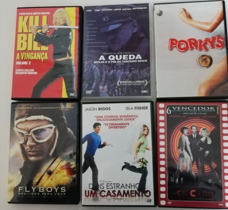 29 DVD originais de vários géneros para todos os gostos