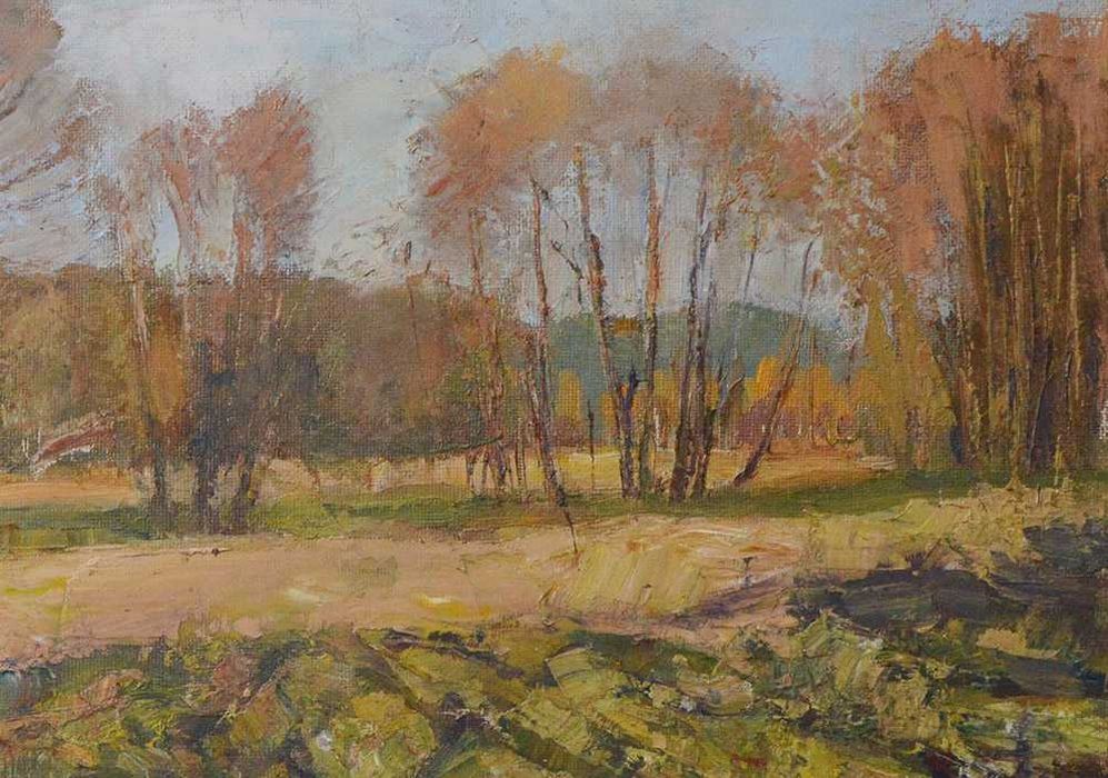 Заслуженный ХУ Мохор Юрий (1922-1997) Пейзаж с деревьями 71*60