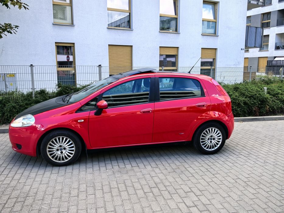 Fiat Grande Punto 1.4  GAZEM Klima Dach Panorama 5 Drzwi Wspoma OC 2027 Jazda Za Grosze