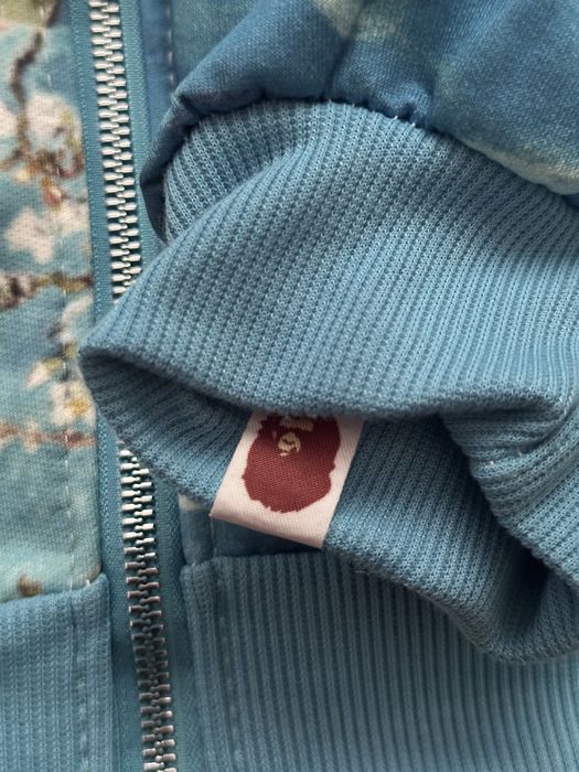 bape x van gogh zip hoodie L зипка бейп х ван гог Л