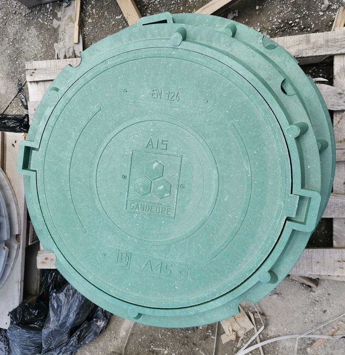 właz kompozytowy do studni fi 600 pokrywa szamba dekiel