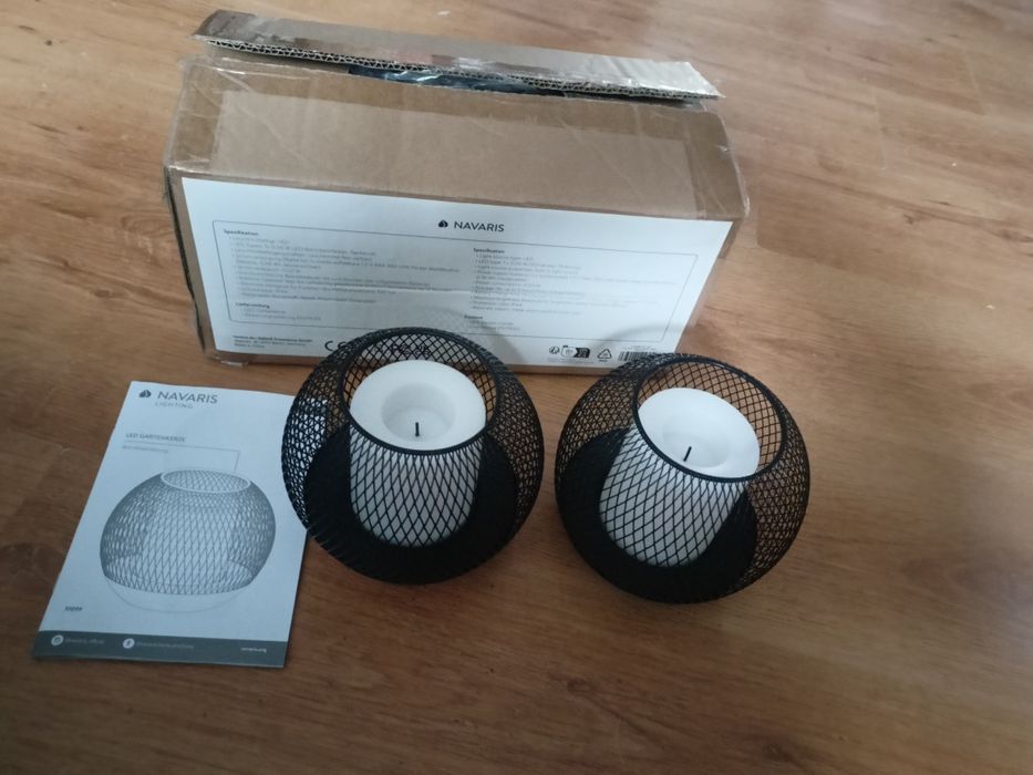 Zestaw 2 lampek solarnych