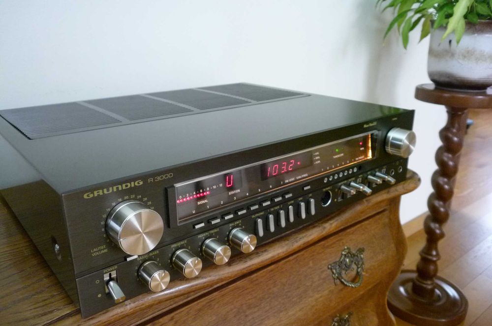 GRUNDIG R 3000 amplituner wzmacniacz VINTAGE Hi-Fi stan idealny R3000 ...