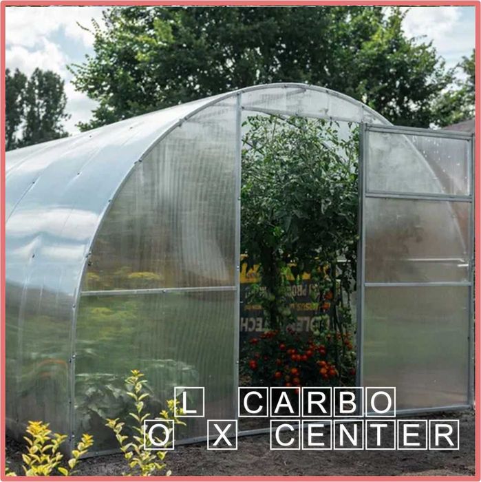Арочні теплиці з полікарбонатом/ з плівкою