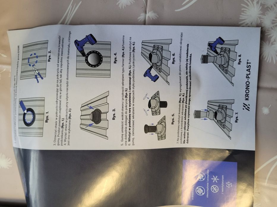 Wywietrznik połaciowy uniwersalny