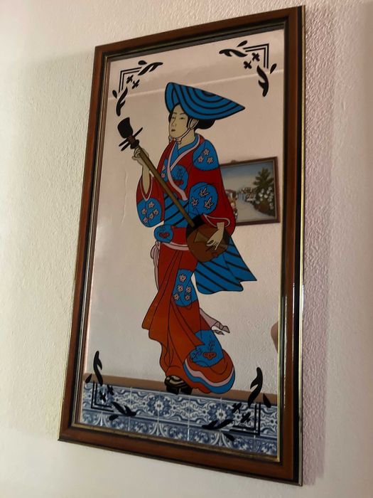 Conjunto de três quadros