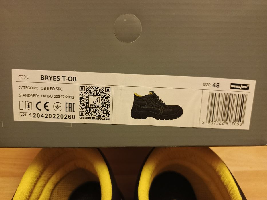 Buty robocze / ochronne Reis BRYTES-T-OB rozmiar 48 (nowe)