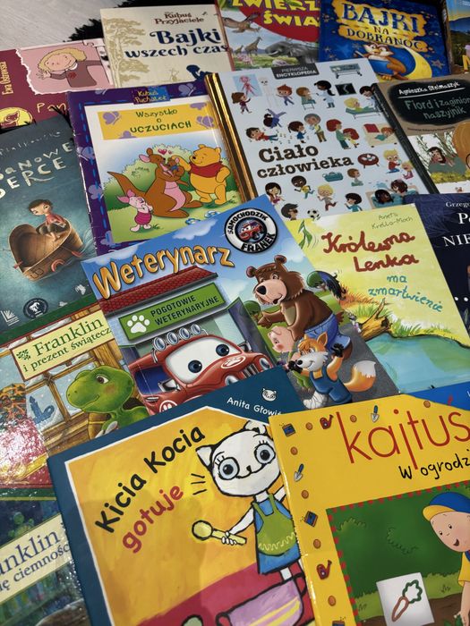 Zestaw 22 książek/książeczek dla dzieci
