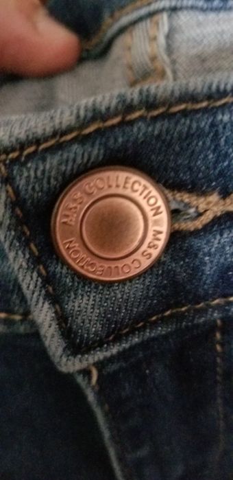 M&s spodnie jeans straicht