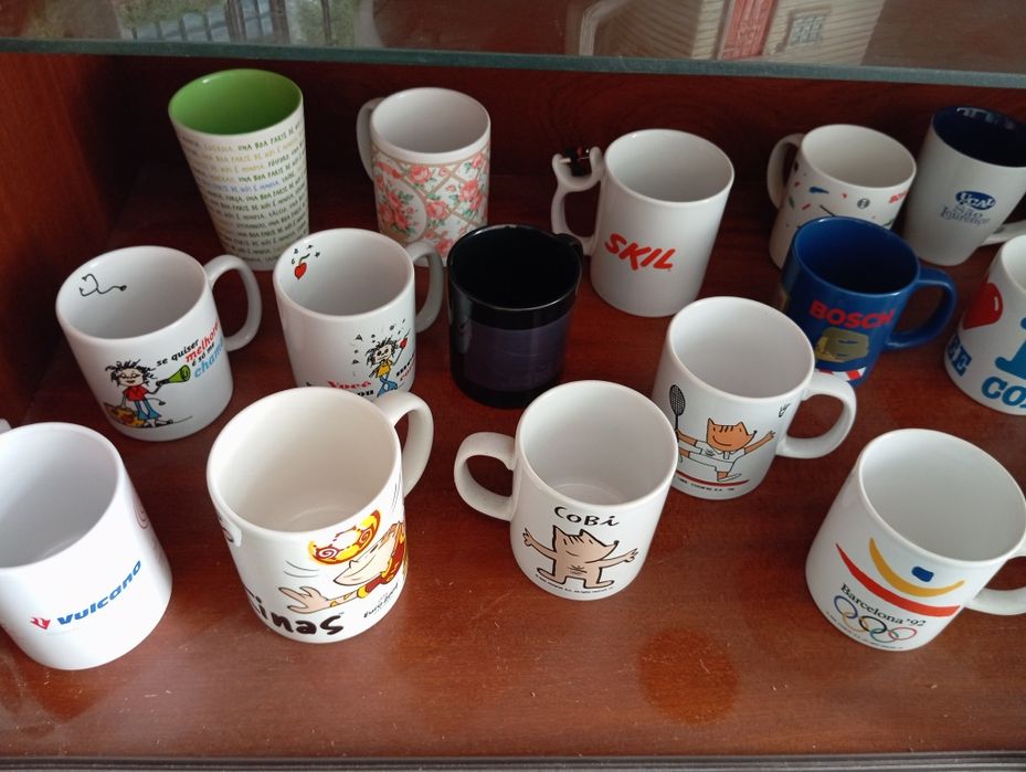 Canecas diversas para colecionadores