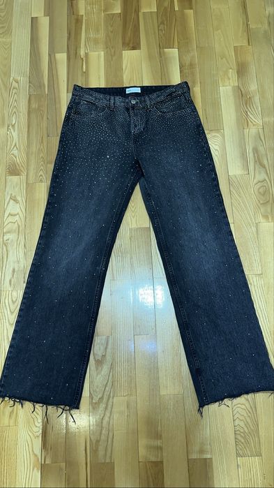 Джинси зі стразами Zara 40 р.