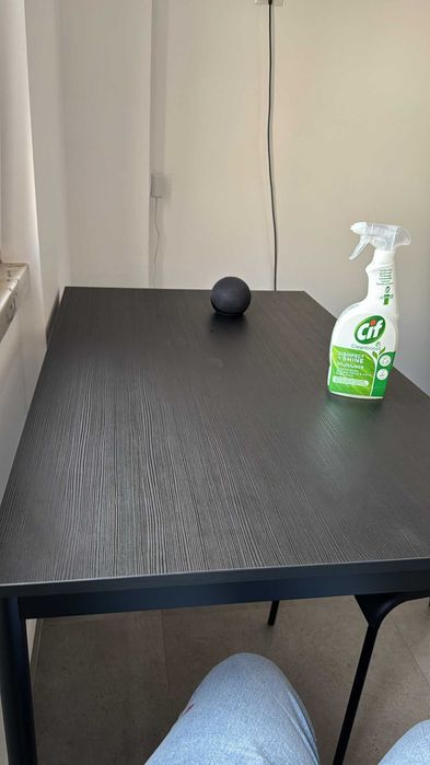 Mesa de Jantar 4 Cadeiras - IKEA - Preto