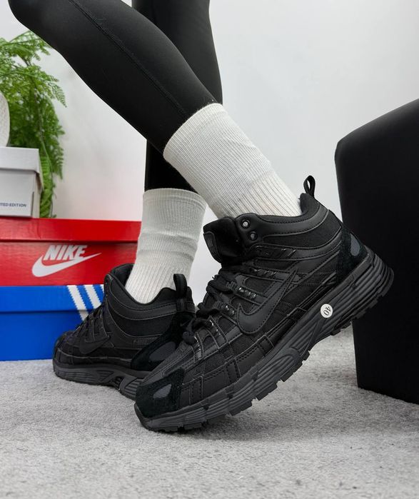 Кросівки Nike P-6000 Black Gore Tex ,хутро (37-45)