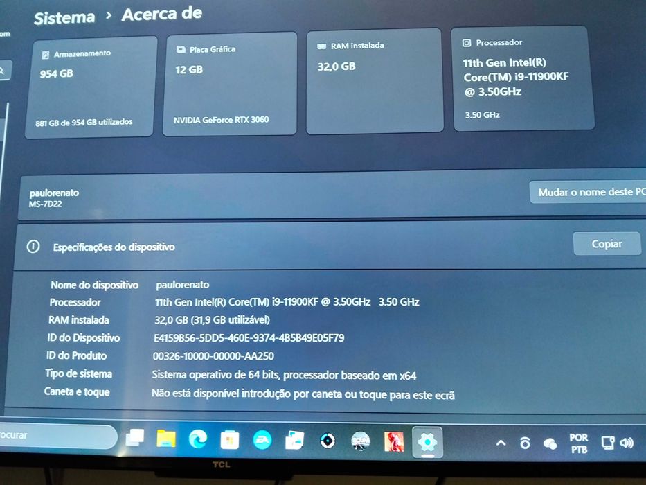Computador gamer