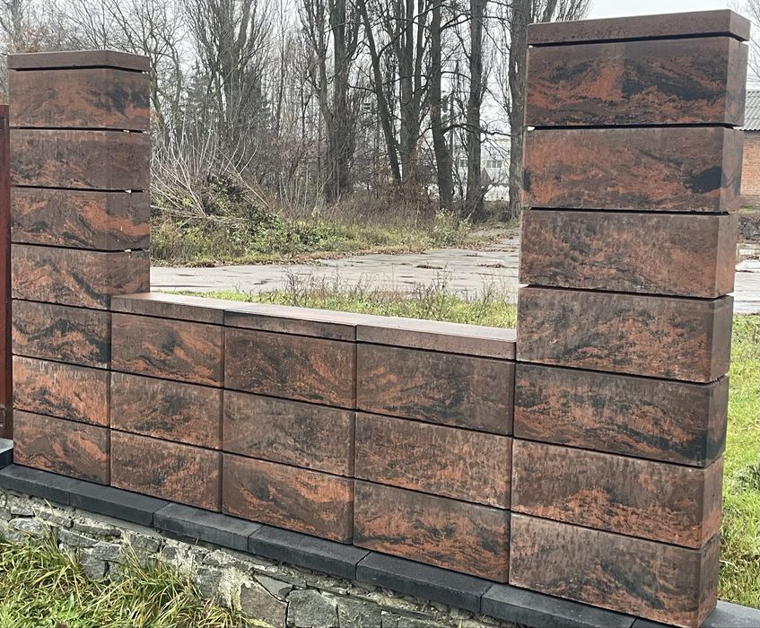 Модульний блок на паркан, забор, євроблок