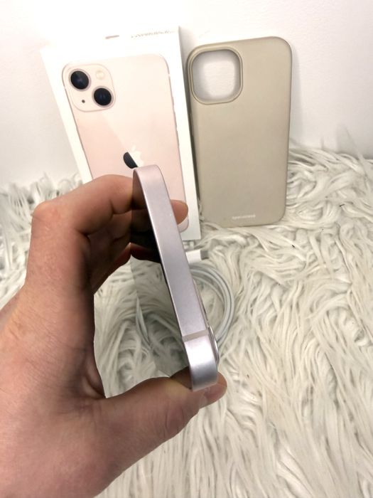 Iphone 13 Pink Idealny Stan 84% baterii etui gratis