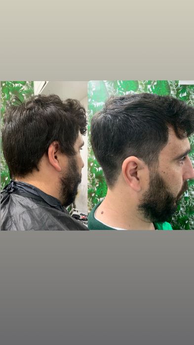 Esteticista e barbeiro