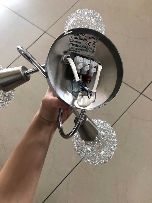 Lampa sufitowa, żyrandol