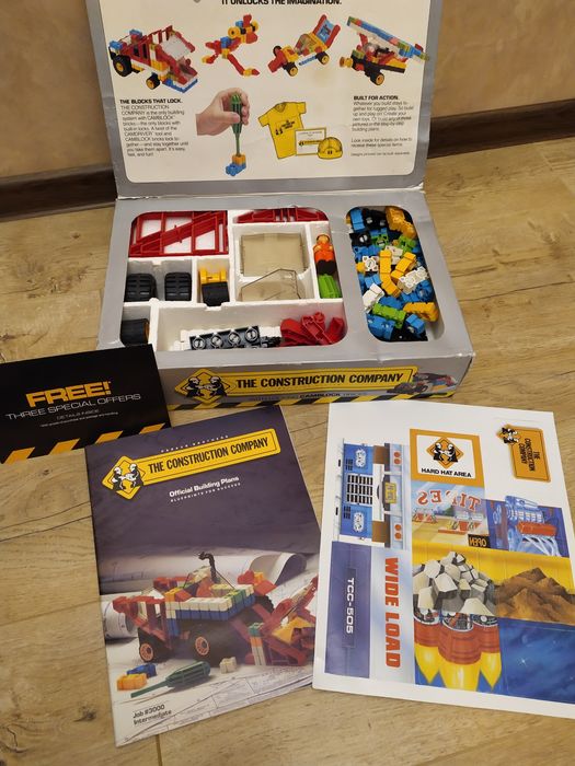 Конструктор Ретро Lego 1985 Parker Brothers Construction Company