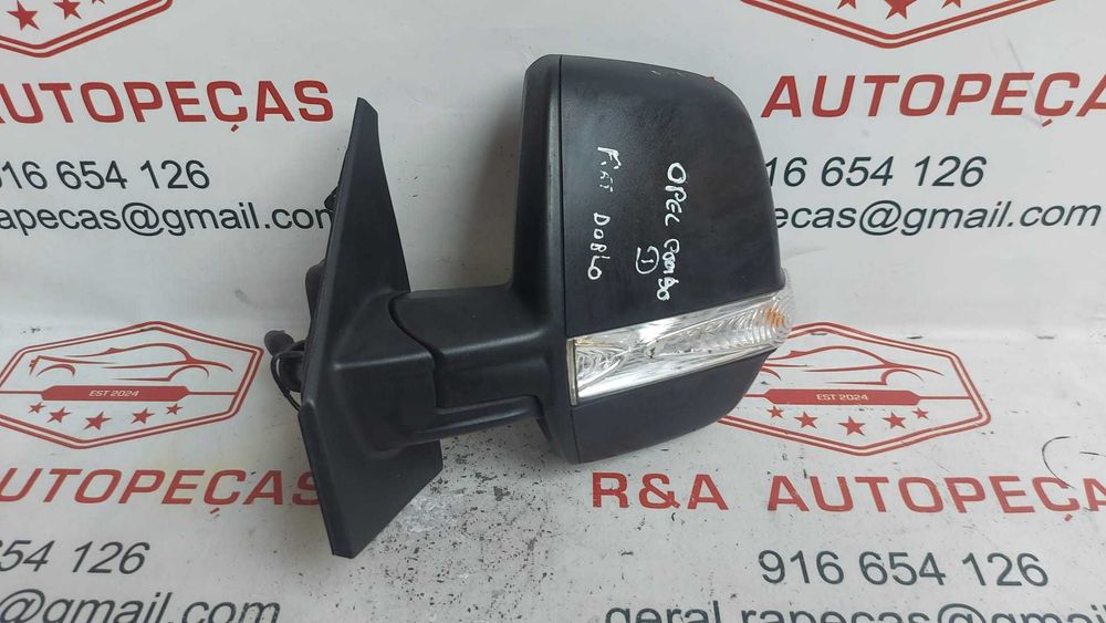 Espelho Retrovisor Esquerdo Fiat Doblo Opel Combo Original