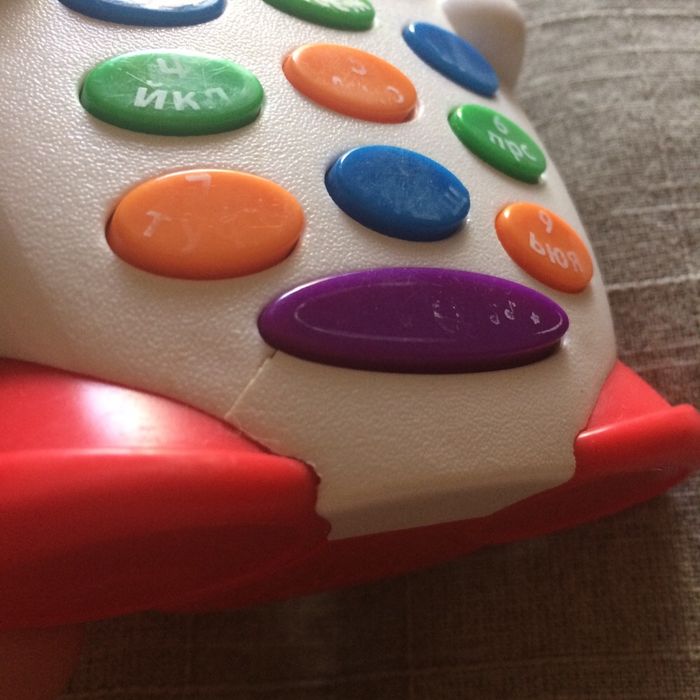 Fisher price развивающий музыкальный телефон на украинском языке