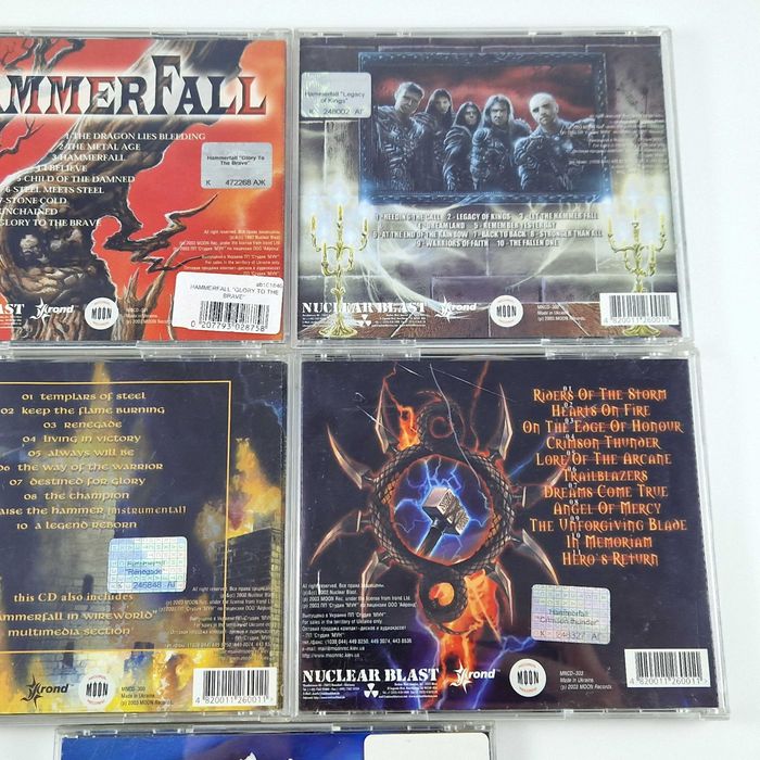 CD-диски группы HammerFall