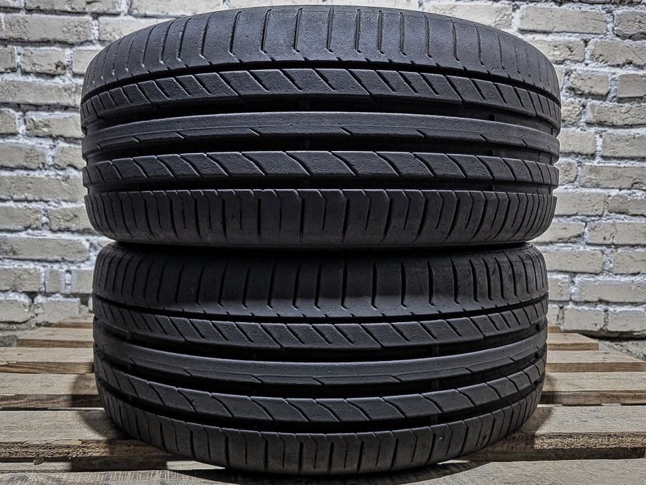 Пара 225/45r18 Continental | 7mm | 2021 | Made in Czech Republic | 2шт | Ідеальний стан, без пошкоджень, без ремонтів, без дефектів