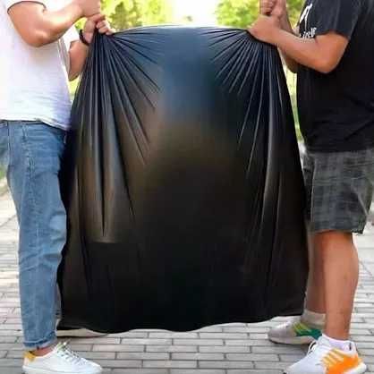 Sacos de plástico preto 150×150 grandes